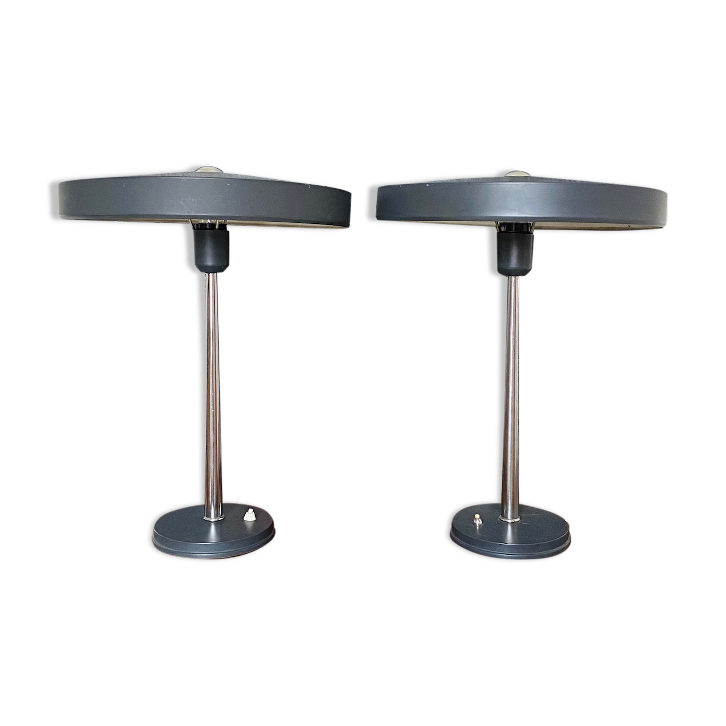 Pair of Timor desk lamps by Louis Kalff