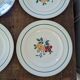 Six assiettes plates Mariette St Amand