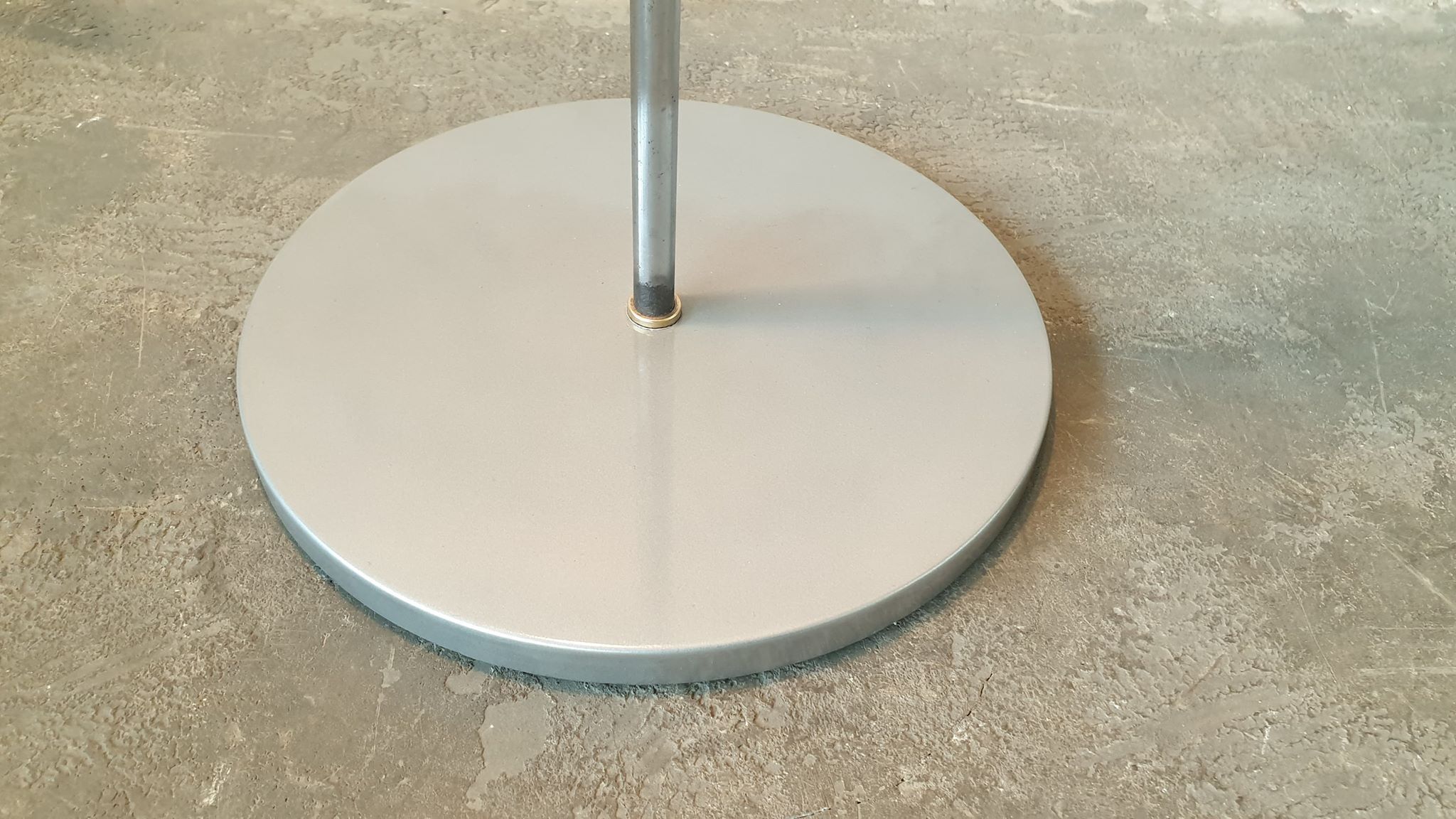 Vintage silver floor lamp, 1960s