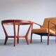 Table basse tchèque par Kozelka et Kropacek, Interier Praha, années 1950