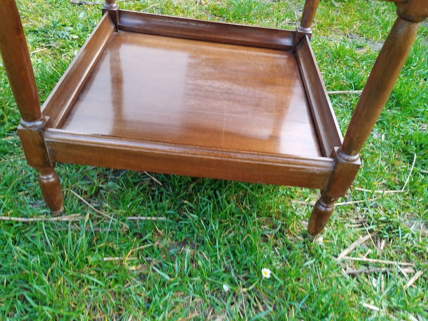 Meuble rafraîchissoir ancien avec plateau marbre