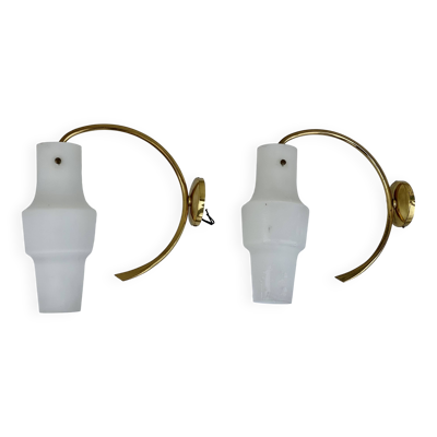 Paire d'appliques Arlus Vintage 1950