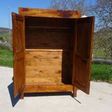 Louis Philippe wardrobe in solid elm