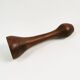 Mid-century teak candle holder, Denmark, 1960s.
