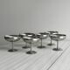 6 stainless steel footed bowls, Letang Remy style