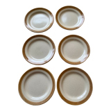 Selency stoneware plates x Monoprix Croisé Laroche