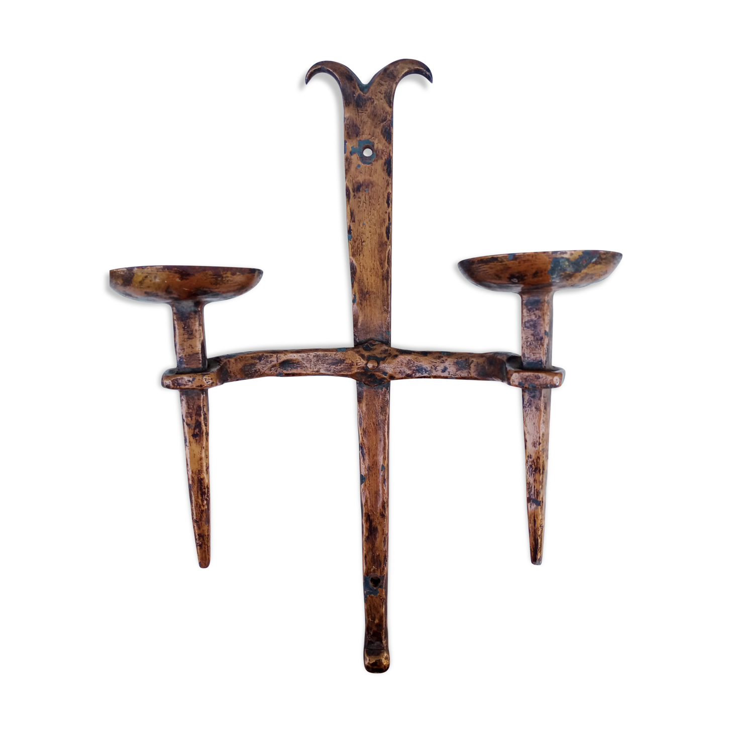 Wrought iron wall light