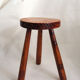 Elephant-footed tripod stool