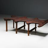 Table Organique Rustique De Forme Libre, France, Fin 19ème Siècle