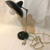 Italian green and chrome lamp from the 60s