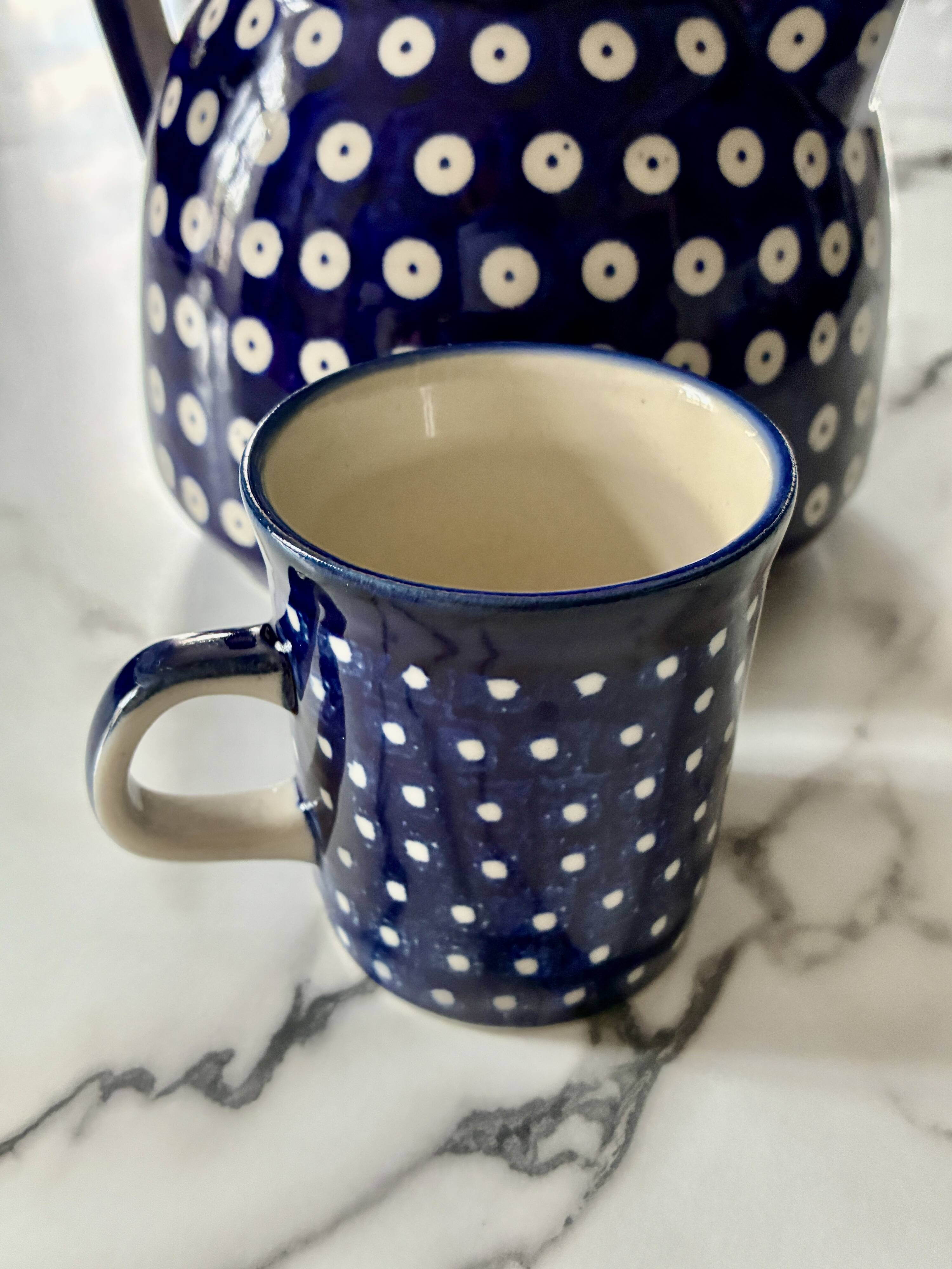 Ceramic pitcher Bolesławiec Poland