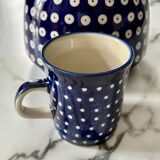 Ceramic pitcher Bolesławiec Poland