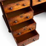 English desk with wooden drawers, late 19th century