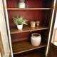 Small display cabinet bookshelf
