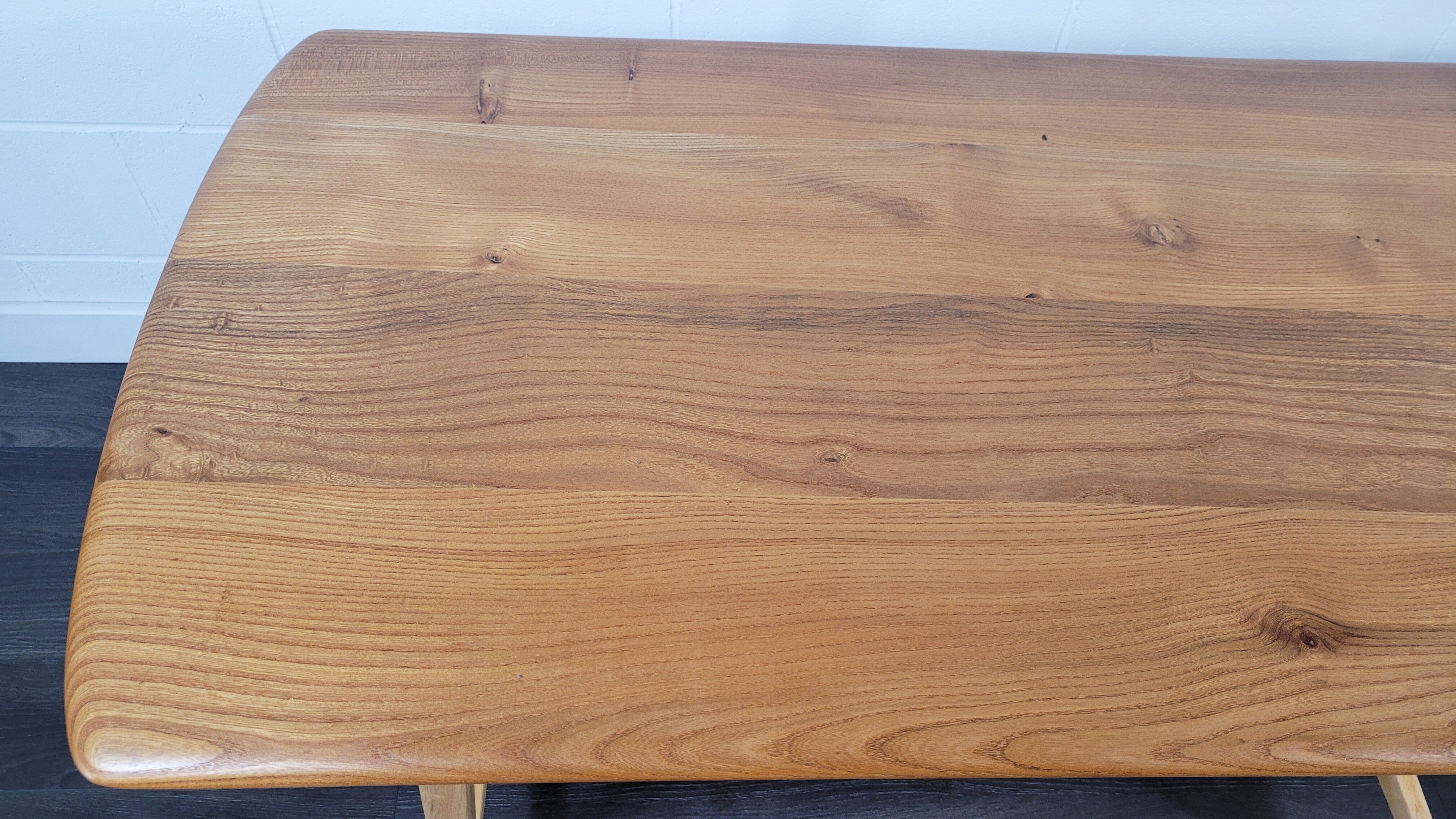 Ercol CC 41 Plank Dining Table & Extension Table, 1950s, 1960s