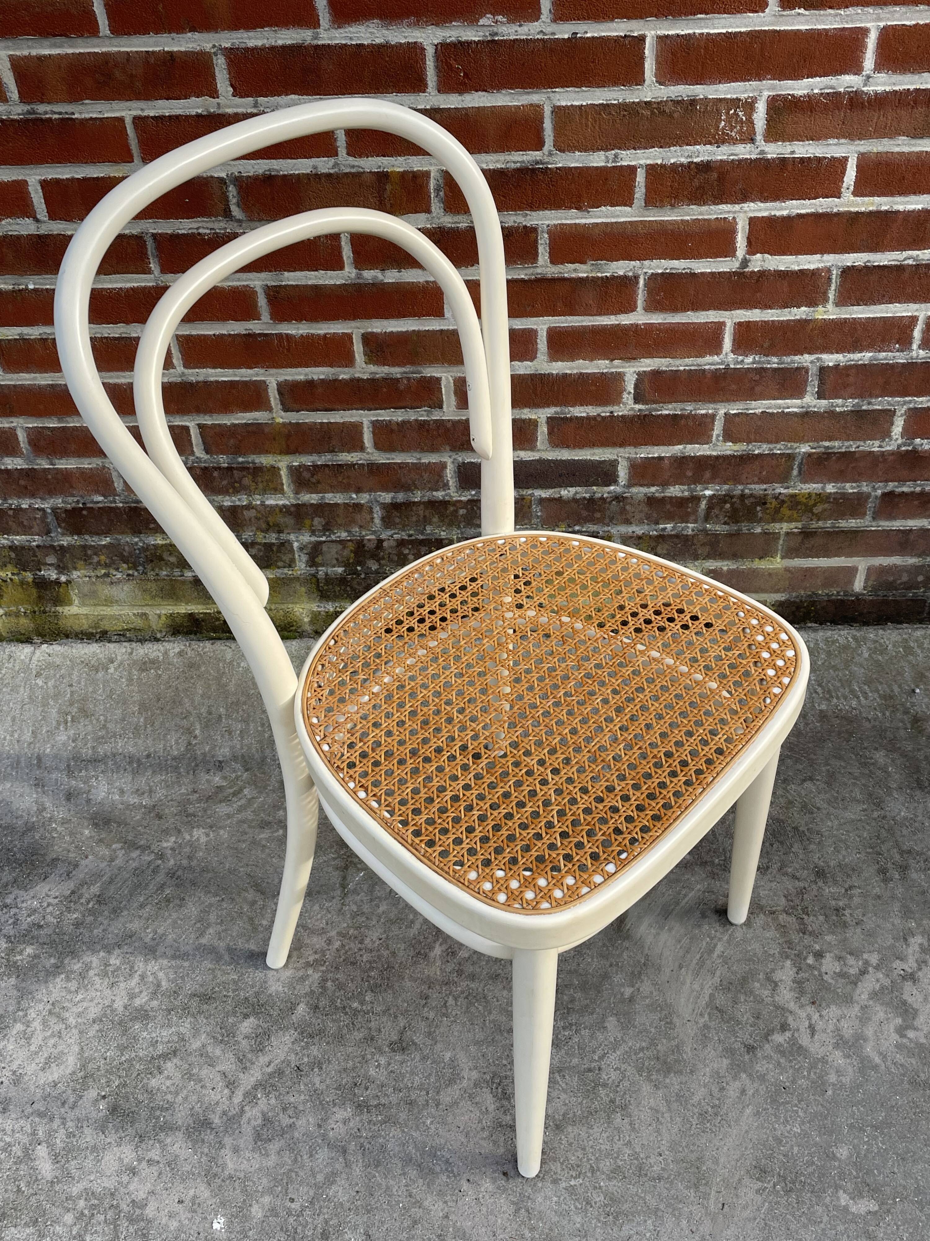 Vintage Thonet no 14 authentic white
