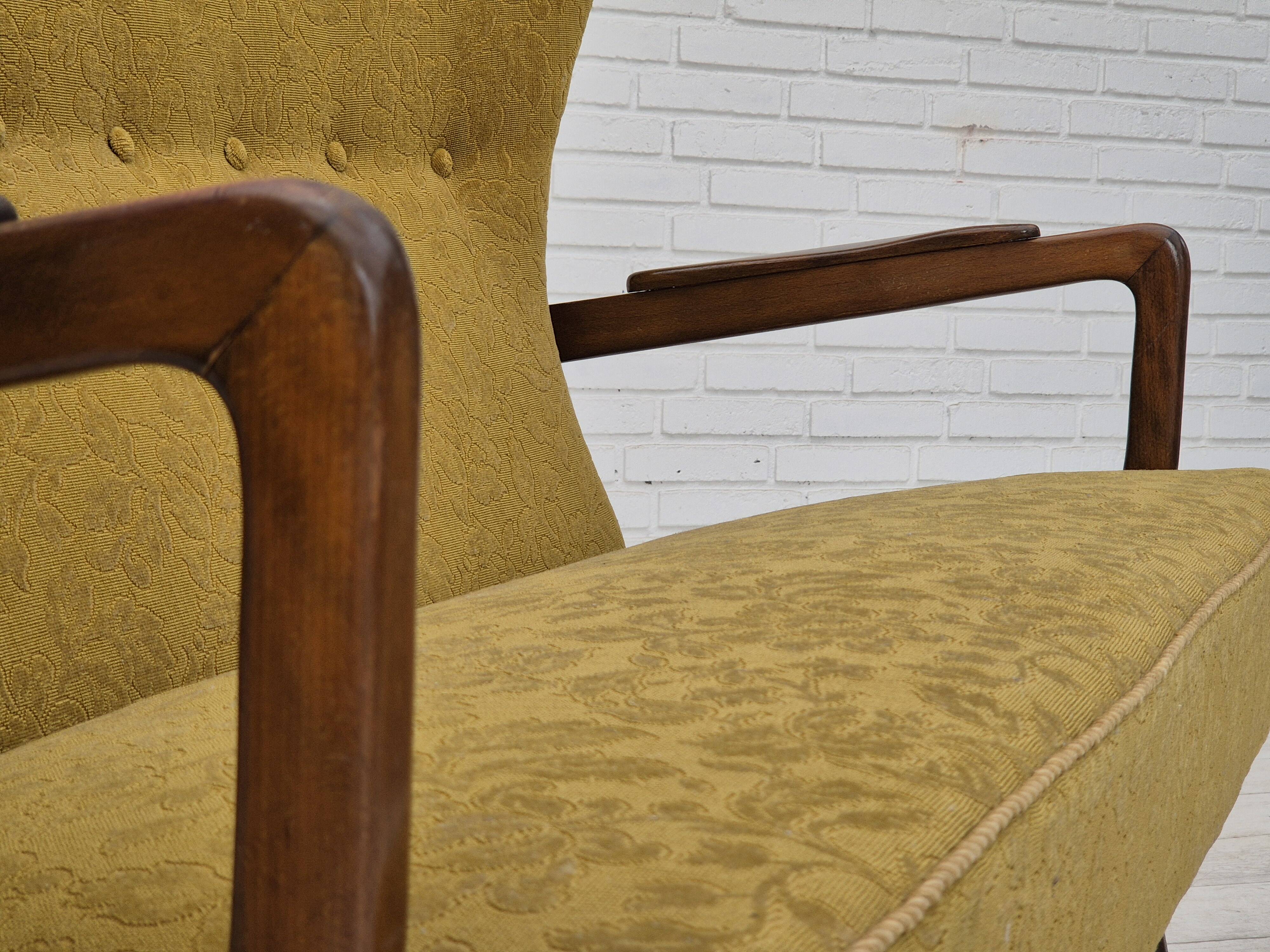 1960s, Danish 2 seater sofa by Søren Hansen for Fritz Hansen, original condition.