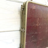 Former barber triptych mirror 77x24cm