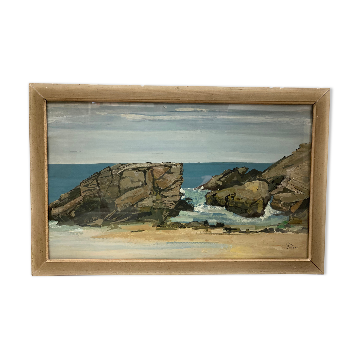 Vintage Quiberon Painting
