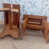Oak stools