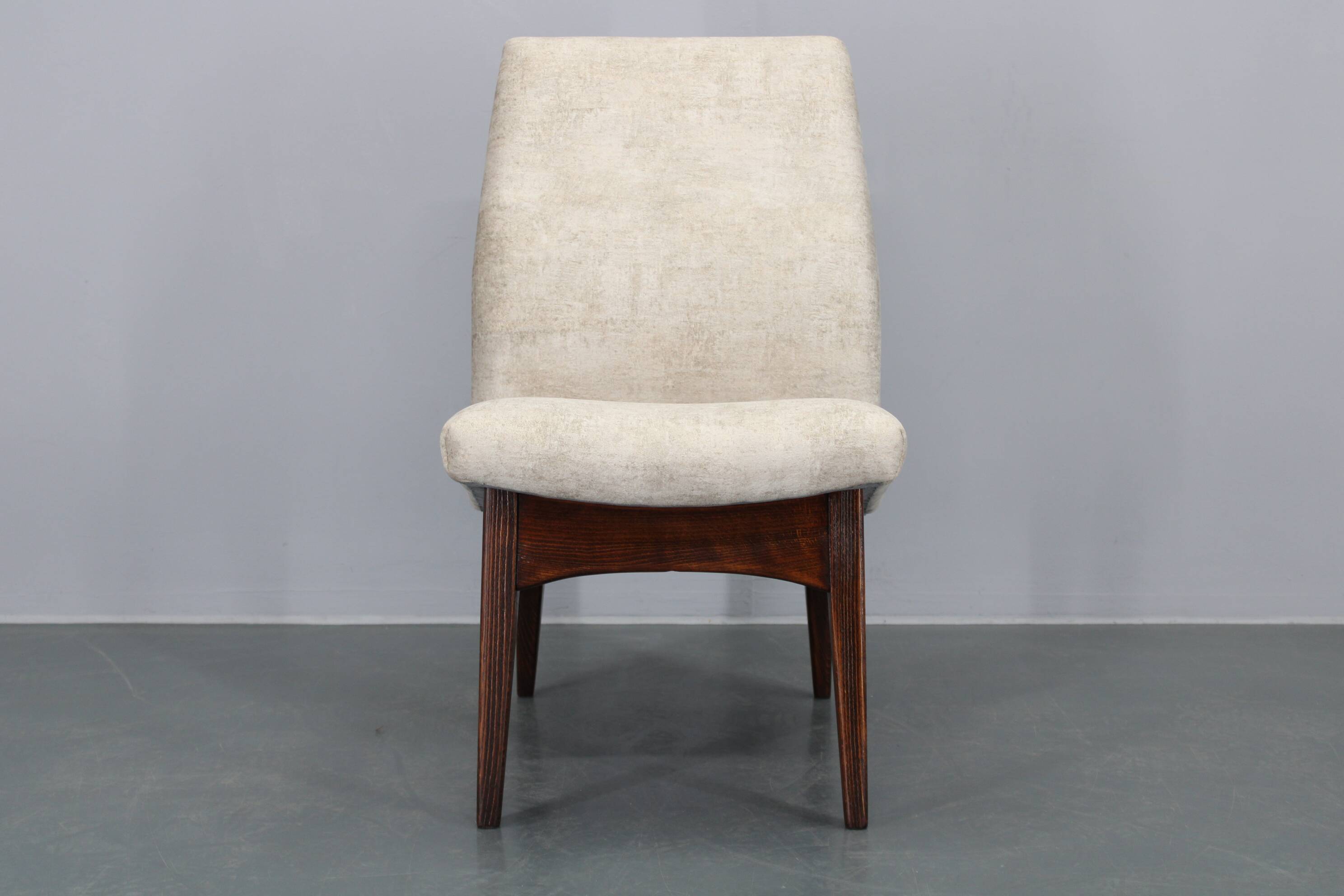 1970s Set of Eight Restored Dining Chairs, Czechoslovakia