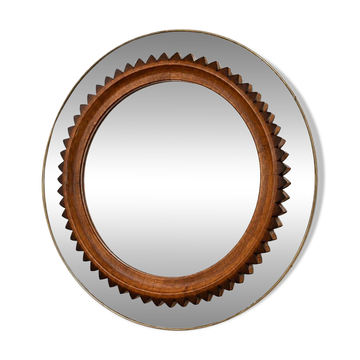 Miroir circulaire par Fratelli Marelli, Italie, années 1950