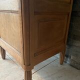 Art Deco bedside, grey marble
