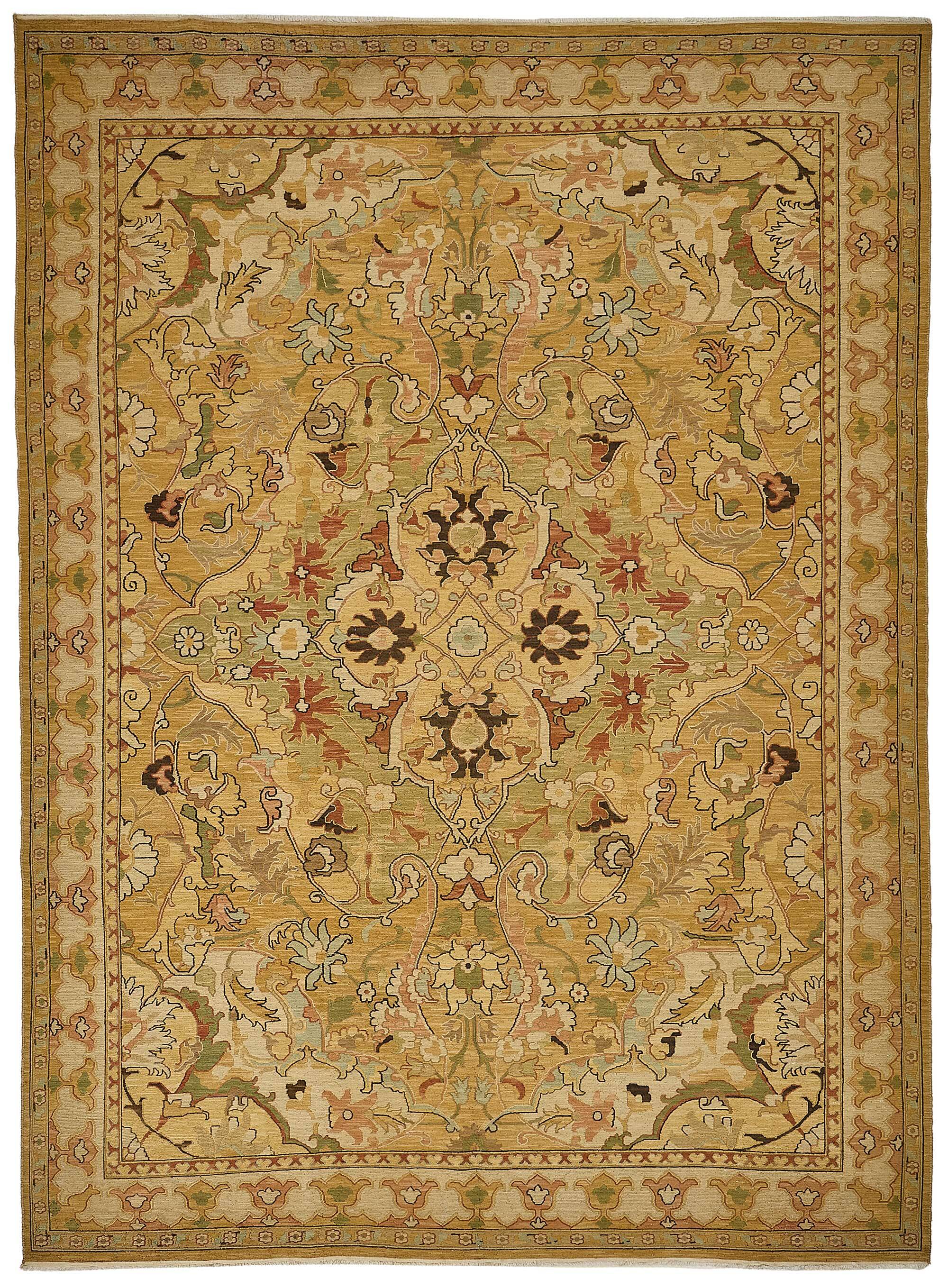 Turkish Handknotted Wool Oushak Rug 260 cm x 348 cm