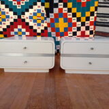 Paire tables de chevets vintage