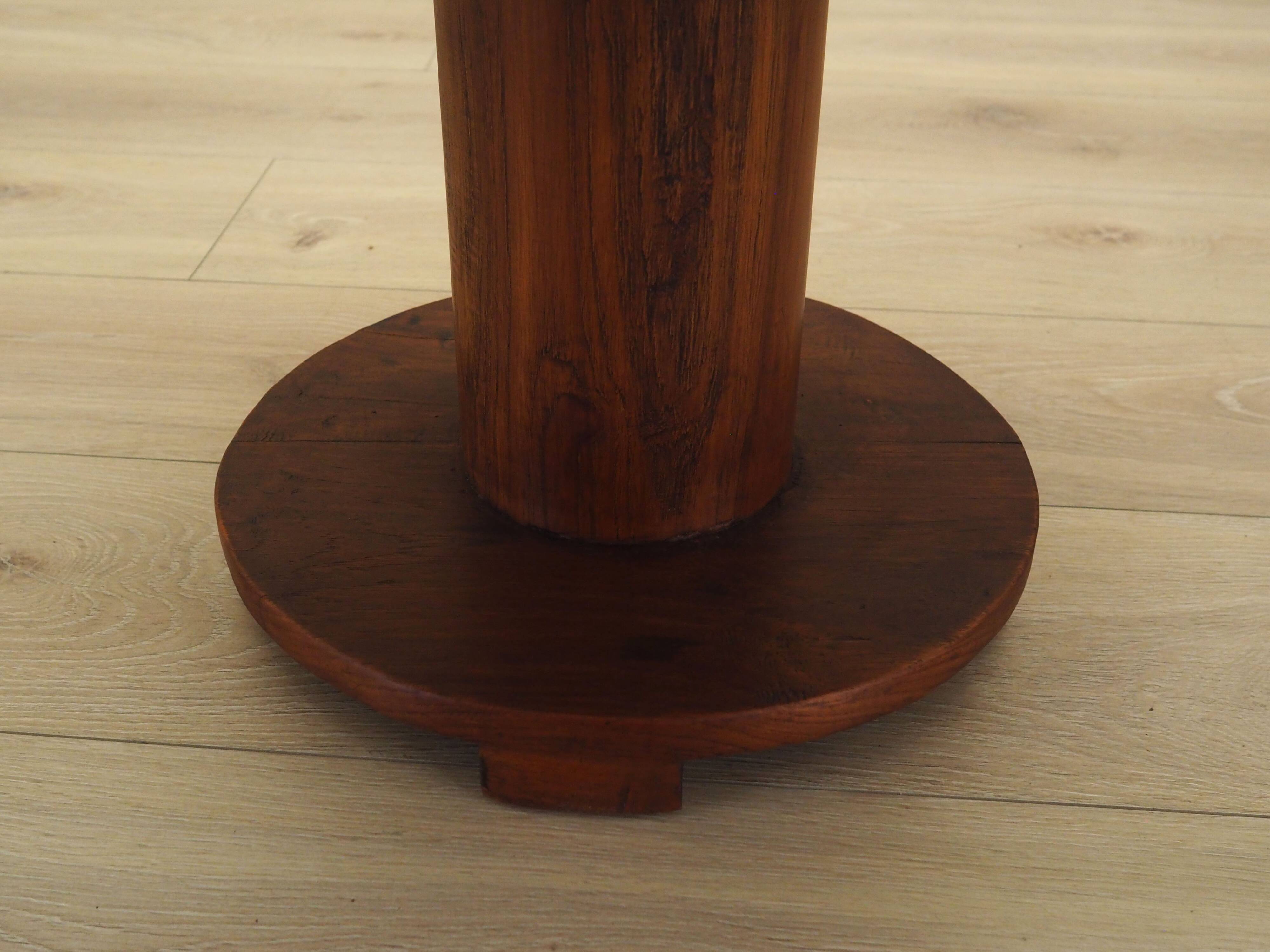 Oak coffee table, Italian design, 1960s, production: Italy