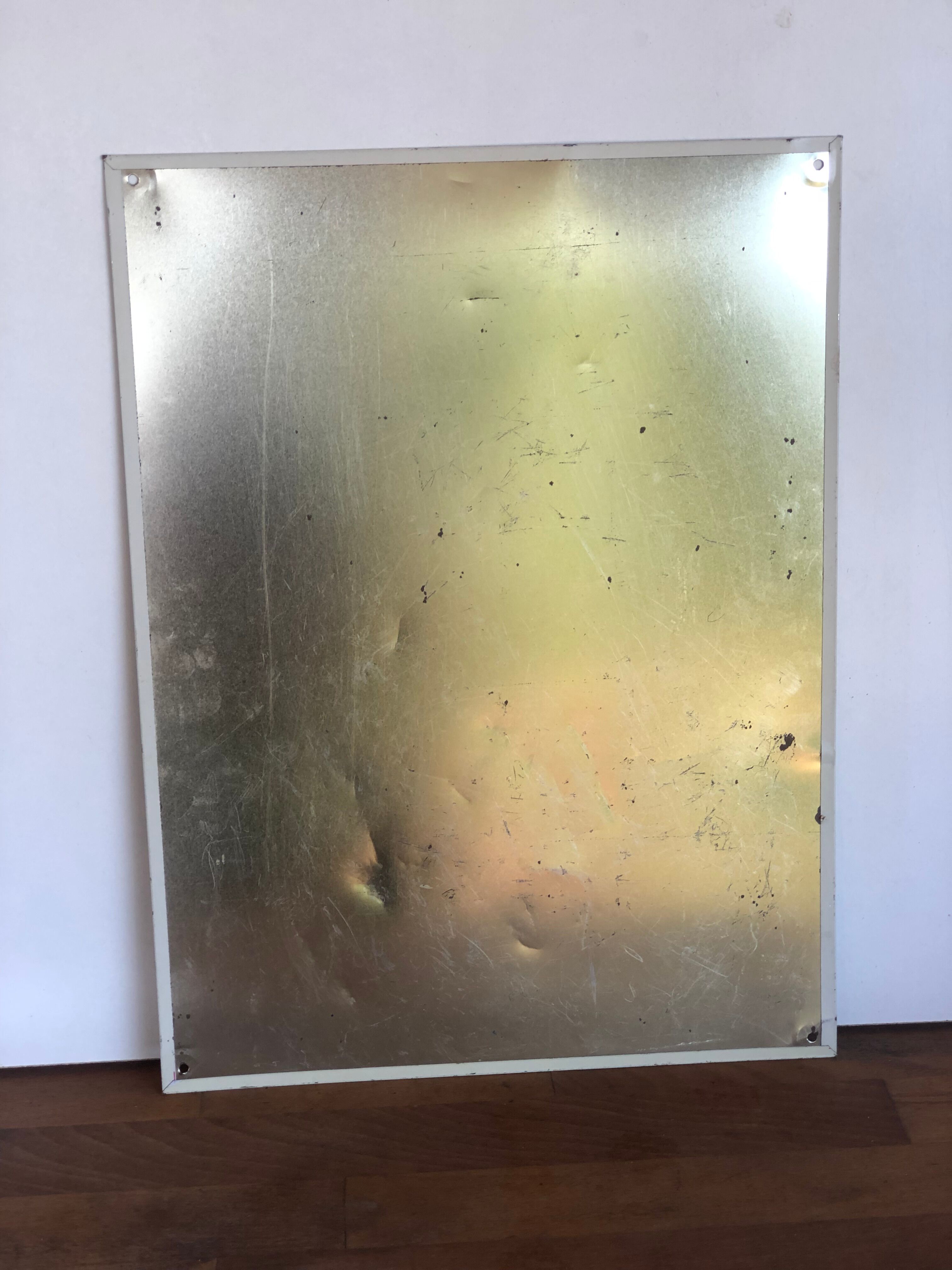 2 metal plates "coffee & tea"