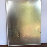 2 metal plates "coffee & tea"