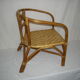 Fauteuil bambou rotin enfant des années 50 - 60