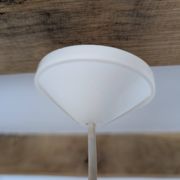 Paire de suspensions opaline