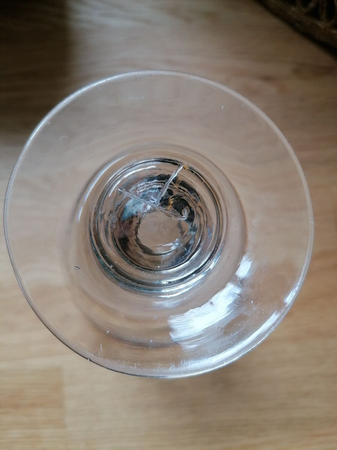Engraved glass "Souvenir"
