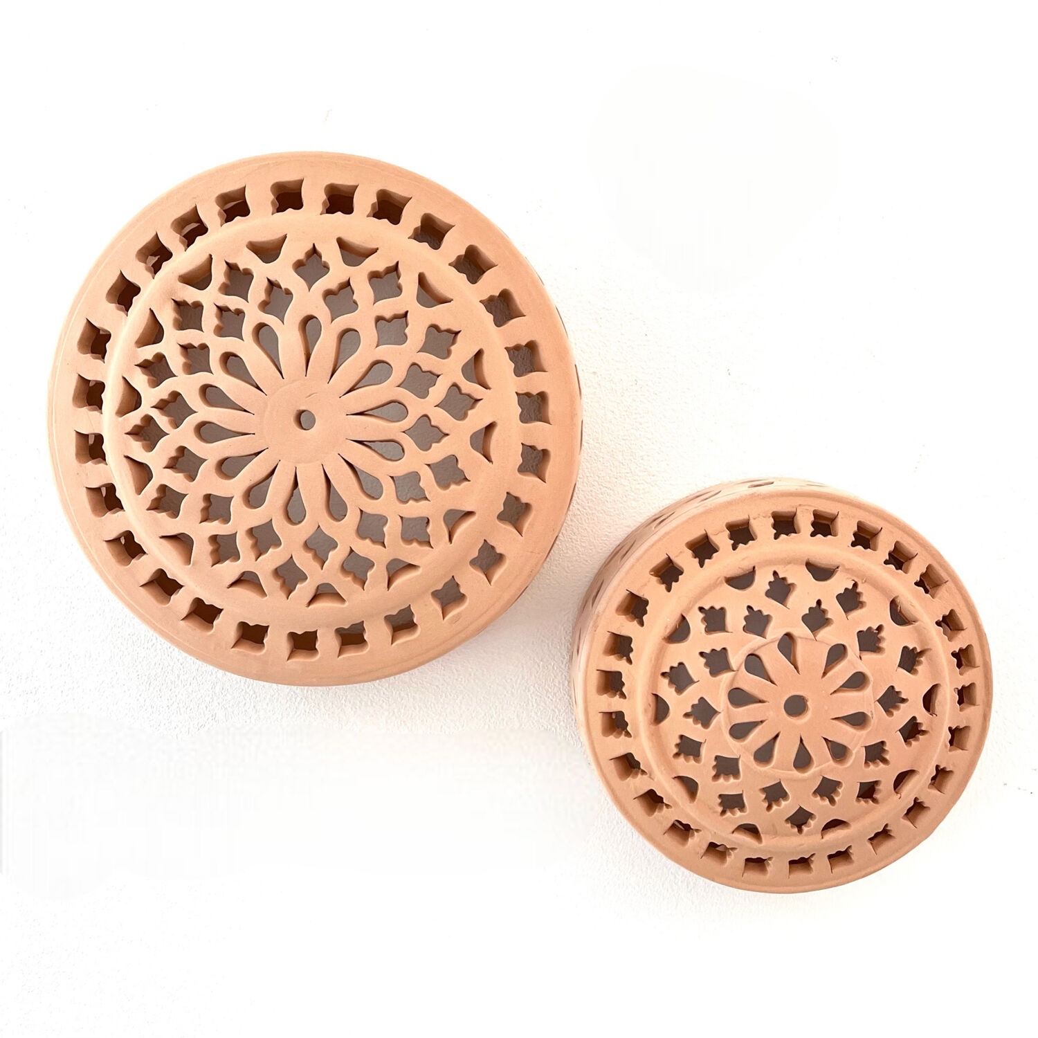 Terracotta wall light