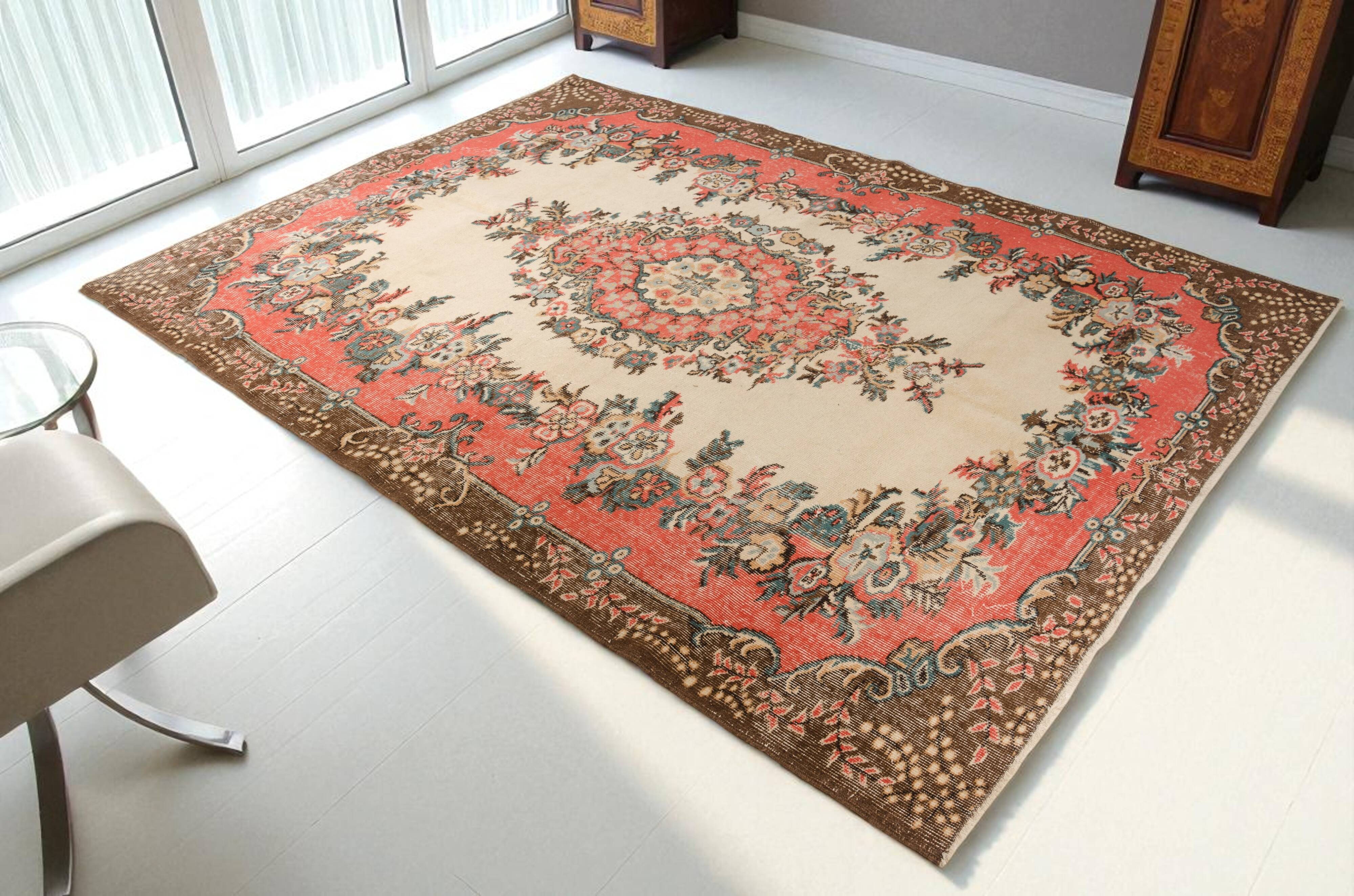 Floor Vintage Wool Vintage Rug sku 2646