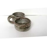 Servant condiments signed ATCH Thierry and Chantal Robert in Sandstone of Loir Poncé