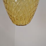 Suspension en verre art déco années 1930