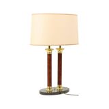 Vintage Lusterie Deknudt Table Lamp Hollywood Regency Style