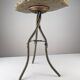 Japanese Art Nouveau bronze and brass table with dragonfly, 1920s