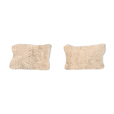 Set of vintage Moroccan wool cushions