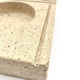 Vintage travertine ashtray, 1970s
