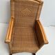 Rocking chair en rotin