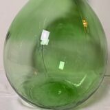 Dame-jeanne en verre vert