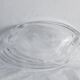 Empty glass pocket with geometric decoration