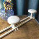 Wall-mounted coat rack three hooks