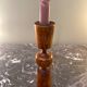 Wooden candle holder