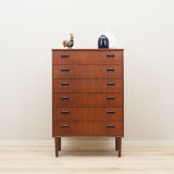 Teak chest of drawers, danish design, 60s, made in denmark