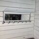 Aluminium coat rack from the 1950s.
